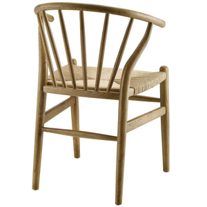 ModwayModway Flourish Spindle Wood Dining Side Chair Set of 2 EEI-4168 EEI-4168-NAT- BetterPatio.com