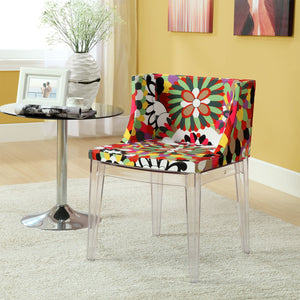 ModwayModway Flower Dining Side Chair EEI-553 EEI-553-CLR- BetterPatio.com