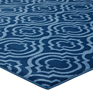 ModwayModway Frame Transitional Moroccan Trellis 5x8 Area Rug R-1130-58 R-1130B-58- BetterPatio.com