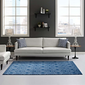 ModwayModway Frame Transitional Moroccan Trellis 5x8 Area Rug R-1130-58 R-1130B-58- BetterPatio.com