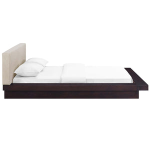 ModwayModway Freja Queen Fabric Platform Bed MOD-5721 MOD-5721-CAP-BEI-SET- BetterPatio.com