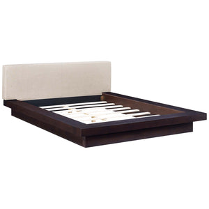 ModwayModway Freja Queen Fabric Platform Bed MOD-5721 MOD-5721-CAP-BEI-SET- BetterPatio.com