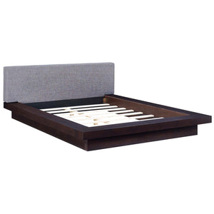 ModwayModway Freja Queen Fabric Platform Bed MOD-5721 MOD-5721-CAP-GRY-SET- BetterPatio.com