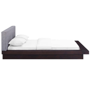 ModwayModway Freja Queen Fabric Platform Bed MOD-5721 MOD-5721-CAP-GRY-SET- BetterPatio.com