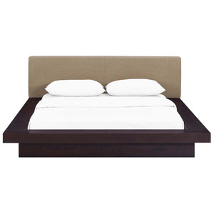 ModwayModway Freja Queen Fabric Platform Bed MOD-5721 MOD-5721-CAP-LAT-SET- BetterPatio.com