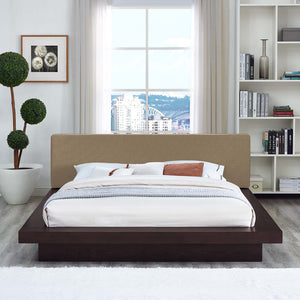 ModwayModway Freja Queen Fabric Platform Bed MOD-5721 MOD-5721-CAP-LAT-SET- BetterPatio.com