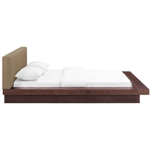 ModwayModway Freja Queen Fabric Platform Bed MOD-5721 MOD-5721-WAL-LAT-SET- BetterPatio.com