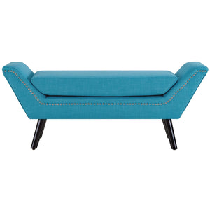 ModwayModway Gambol Upholstered Fabric Bench EEI-2575 EEI-2575-PUR- BetterPatio.com