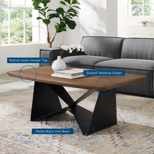 ModwayModway Gemini Coffee Table EEI-3889 EEI-3889-WAL- BetterPatio.com