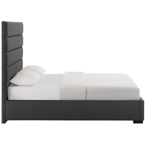 ModwayModway Genevieve Queen Upholstered Fabric Platform Bed MOD-6049 MOD-6049-GRY- BetterPatio.com