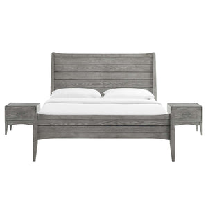 ModwayModway Georgia 3 Piece Full Bedroom Set MOD-6720 MOD-6720-GRY-SET- BetterPatio.com