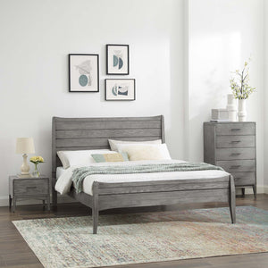 ModwayModway Georgia 3 Piece Full Bedroom Set MOD-6722 MOD-6722-GRY-SET- BetterPatio.com