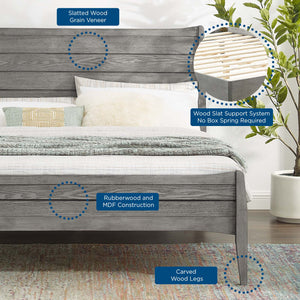 ModwayModway Georgia 3 Piece Twin Bedroom Set MOD-6718 MOD-6718-GRY-SET- BetterPatio.com