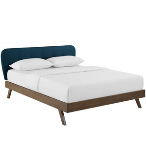 ModwayModway Gianna Queen Upholstered Polyester Fabric Platform Bed MOD-6004 MOD-6004-BLU- BetterPatio.com