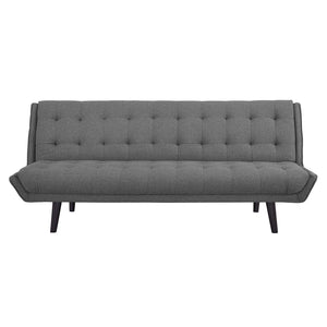 ModwayModway Glance Tufted Convertible Fabric Sofa Bed EEI-3093 EEI-3093-GRY- BetterPatio.com