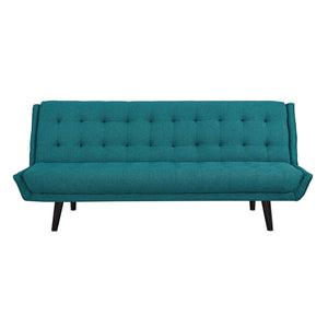 ModwayModway Glance Tufted Convertible Fabric Sofa Bed EEI-3093 EEI-3093-TEA- BetterPatio.com