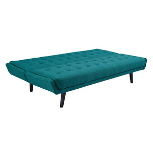 ModwayModway Glance Tufted Convertible Fabric Sofa Bed EEI-3093 EEI-3093-TEA- BetterPatio.com