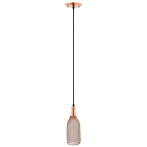 ModwayModway Glimmer Bottle-Shaped Rose Gold Pendant Light EEI-2900 EEI-2900- BetterPatio.com