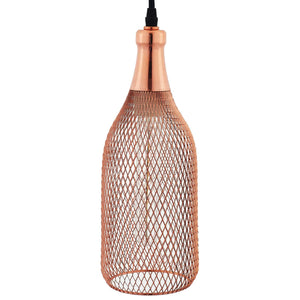 ModwayModway Glimmer Bottle-Shaped Rose Gold Pendant Light EEI-2900 EEI-2900- BetterPatio.com