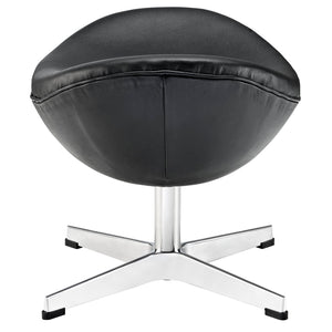 ModwayModway Glove Leather Ottoman EEI-264 EEI-264-BLK- BetterPatio.com