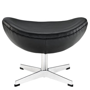 ModwayModway Glove Leather Ottoman EEI-264 EEI-264-BLK- BetterPatio.com