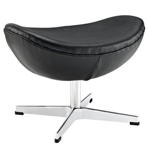 ModwayModway Glove Leather Ottoman EEI-264 EEI-264-BLK- BetterPatio.com