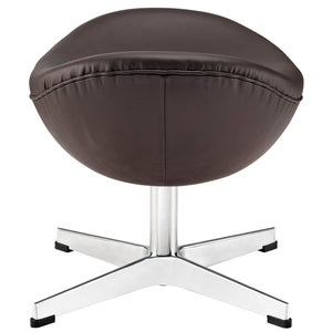 ModwayModway Glove Leather Ottoman EEI-264 EEI-264-BRN- BetterPatio.com