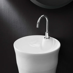 ModwayModway Grenada 16.5" Pedestal Bathroom Sink EEI-4491 EEI-4491-WHI- BetterPatio.com