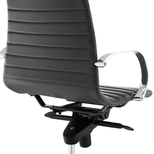 ModwayModway Groove Ribbed Back Office Chair EEI-2859 EEI-2859-GRY- BetterPatio.com