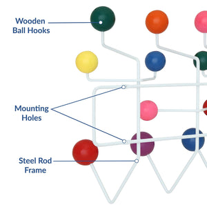 ModwayModway Gumball Coat Rack EEI-216 EEI-216-MULTI- BetterPatio.com