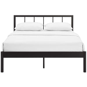 ModwayModway Gwen Full Bed Frame MOD-5544 MOD-5544-BRN-SET- BetterPatio.com