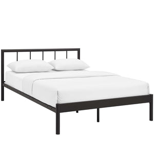 ModwayModway Gwen Full Bed Frame MOD-5544 MOD-5544-BRN-SET- BetterPatio.com