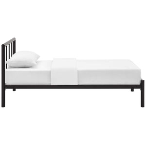 ModwayModway Gwen Twin Bed Frame MOD-5543 MOD-5543-BRN-SET- BetterPatio.com