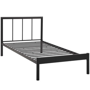 ModwayModway Gwen Twin Bed Frame MOD-5543 MOD-5543-BRN-SET- BetterPatio.com