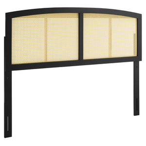 ModwayModway Halcyon Cane Full Headboard MOD-6203 MOD-6203-BLK- BetterPatio.com