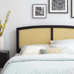 ModwayModway Halcyon Cane Full Headboard MOD-6203 MOD-6203-BLK- BetterPatio.com