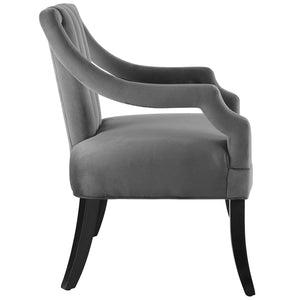 ModwayModway Harken Accent Chair Performance Velvet Set of 2 EEI-4429 EEI-4429-GRY- BetterPatio.com