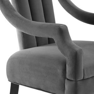 ModwayModway Harken Accent Chair Performance Velvet Set of 2 EEI-4429 EEI-4429-GRY- BetterPatio.com