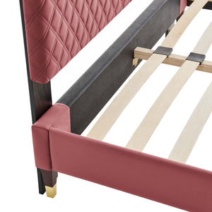 ModwayModway Harlow King Performance Velvet Platform Bed Frame MOD-6271 MOD-6271-DUS- BetterPatio.com