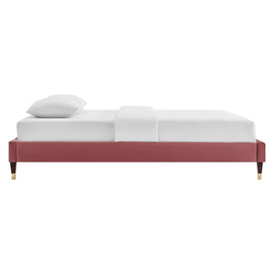 ModwayModway Harlow King Performance Velvet Platform Bed Frame MOD-6271 MOD-6271-DUS- BetterPatio.com