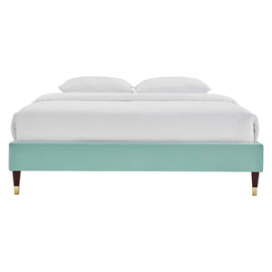 ModwayModway Harlow King Performance Velvet Platform Bed Frame MOD-6271 MOD-6271-MIN- BetterPatio.com