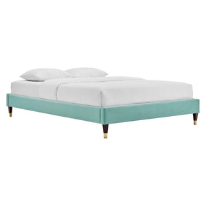 ModwayModway Harlow King Performance Velvet Platform Bed Frame MOD-6271 MOD-6271-MIN- BetterPatio.com