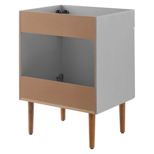 ModwayModway Harvest 24" Bathroom Vanity Cabinet (Sink Basin Not Included) EEI-3918 EEI-3918-GRY-WAL- BetterPatio.com