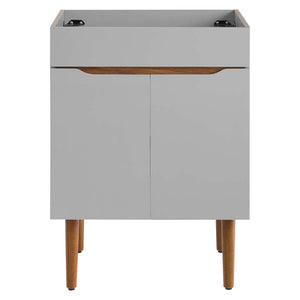 ModwayModway Harvest 24" Bathroom Vanity Cabinet (Sink Basin Not Included) EEI-3918 EEI-3918-GRY-WAL- BetterPatio.com