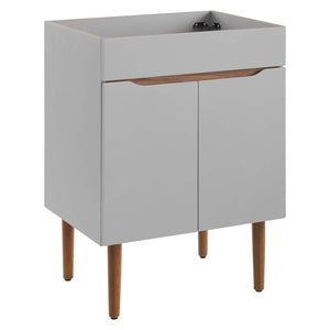 ModwayModway Harvest 24" Bathroom Vanity Cabinet (Sink Basin Not Included) EEI-3918 EEI-3918-GRY-WAL- BetterPatio.com