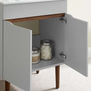 ModwayModway Harvest Bathroom Vanity EEI-3633 EEI-3633-GRY-WHI- BetterPatio.com