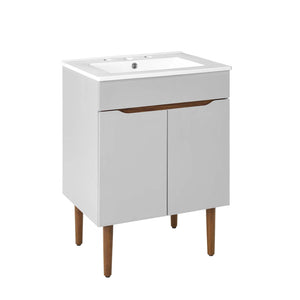 ModwayModway Harvest Bathroom Vanity EEI-3633 EEI-3633-GRY-WHI- BetterPatio.com