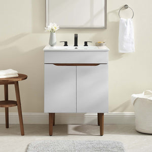 ModwayModway Harvest Bathroom Vanity EEI-3633 EEI-3633-GRY-WHI- BetterPatio.com