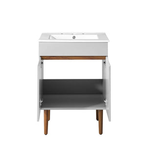 ModwayModway Harvest Bathroom Vanity EEI-3633 EEI-3633-GRY-WHI- BetterPatio.com