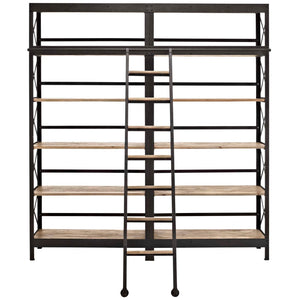 ModwayModway Headway Wood Bookshelf EEI-1215 EEI-1215-BRN-SET- BetterPatio.com